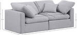 Indulge - Linen 2 Seat Modular Sofa
