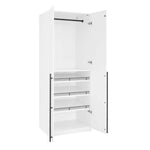 Manhattan Lee - Wardrobe Closet With Hanging Rod And Shoe Shelves