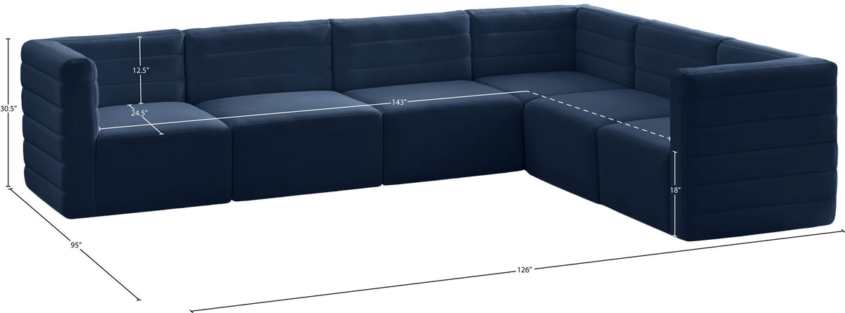 Quincy - 6 Piece Modular Sectional