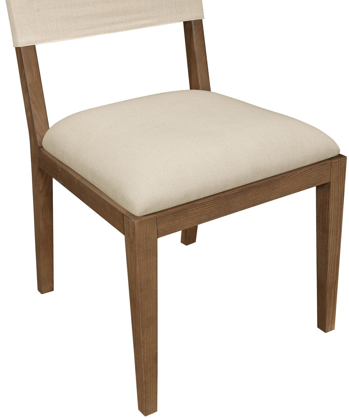 Avon - Linen Textured Performance Fabric Upholstered Dining Side Chair (Set of 2)