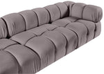 Orin - Velvet 5 Piece Modular Sectional