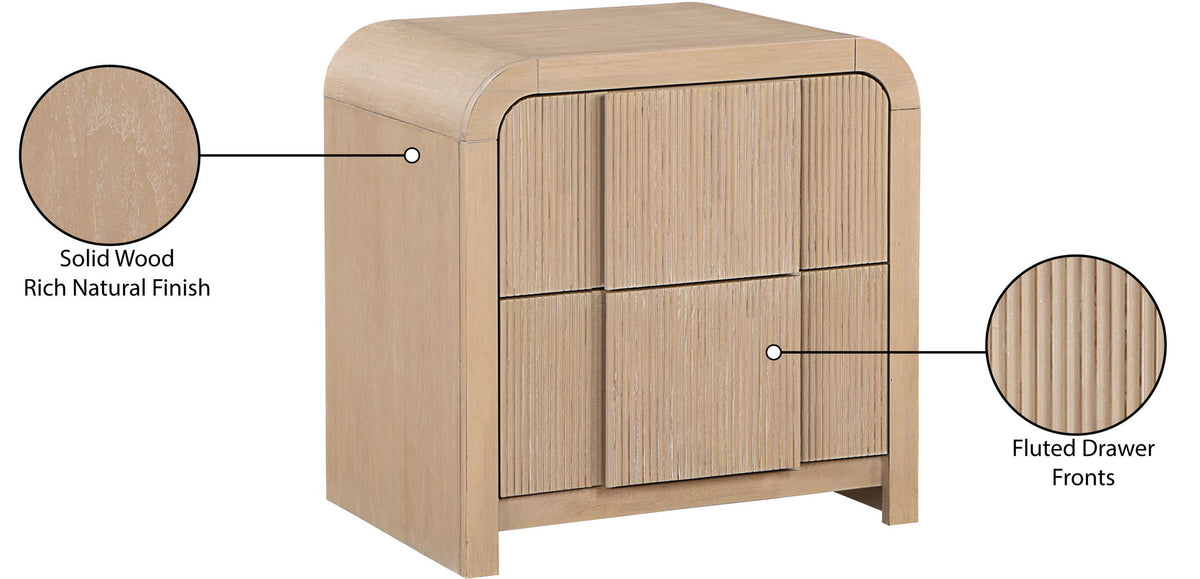 Fluted - Night Stand