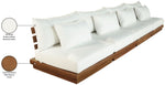Mirella - 4 Piece Water Resistant Fabric Outdoor Patio Modular Sectional