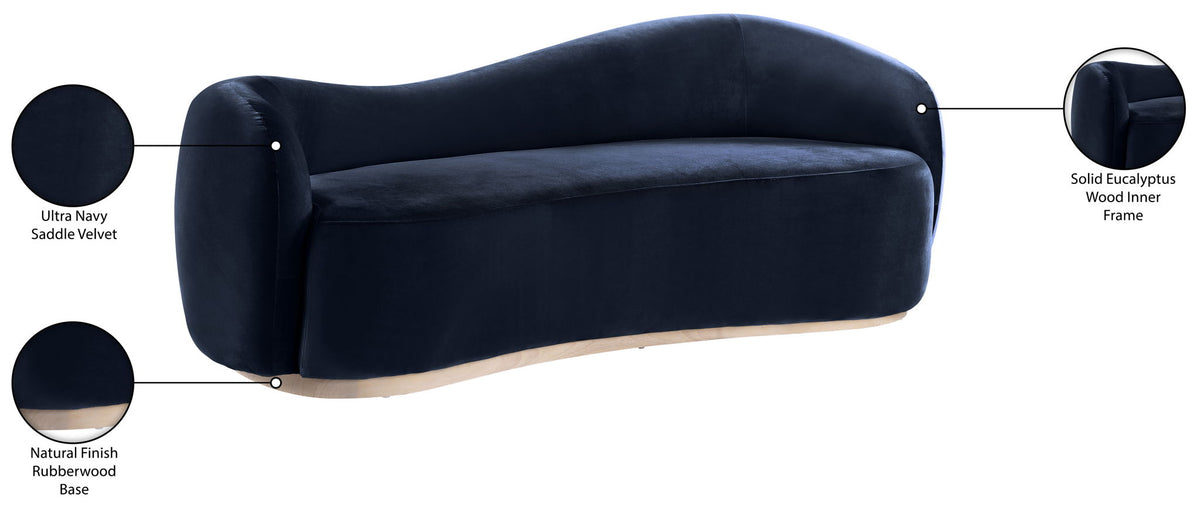 Gustavo - Velvet Upholstered Sofa