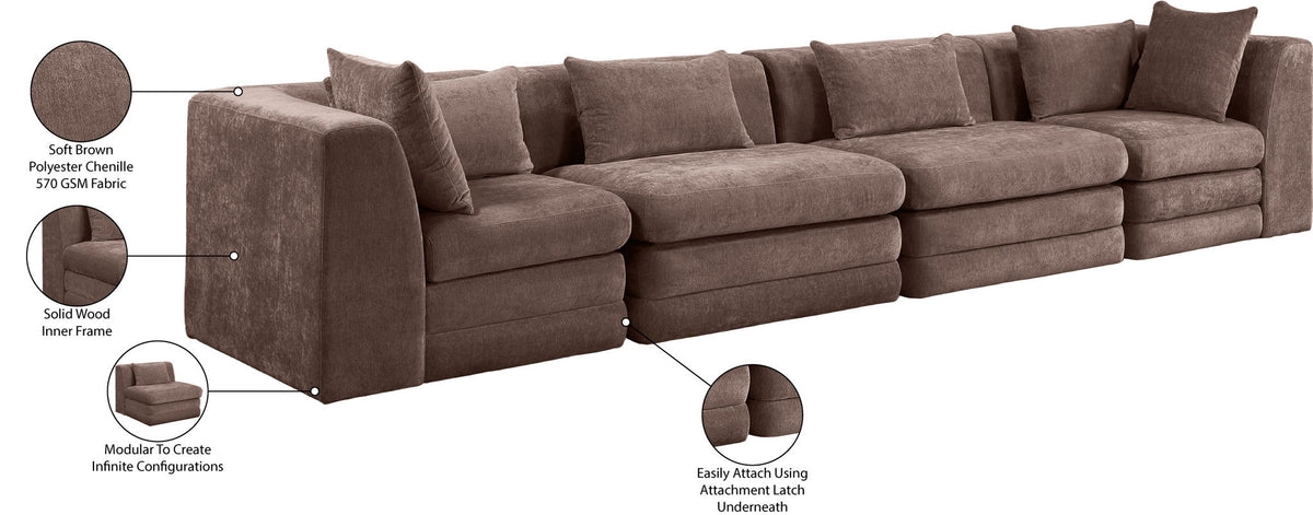 Stellar - 4 Piece Upholstered Modular Sectional