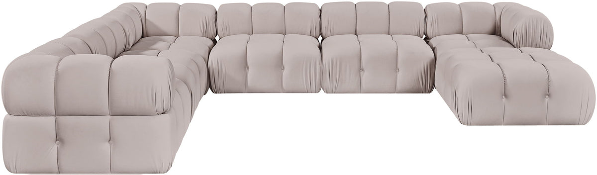 Orin - 7 Piece Modular Sectional (3 Modular Chairs, 3 Corner Chairs & Ottoman)
