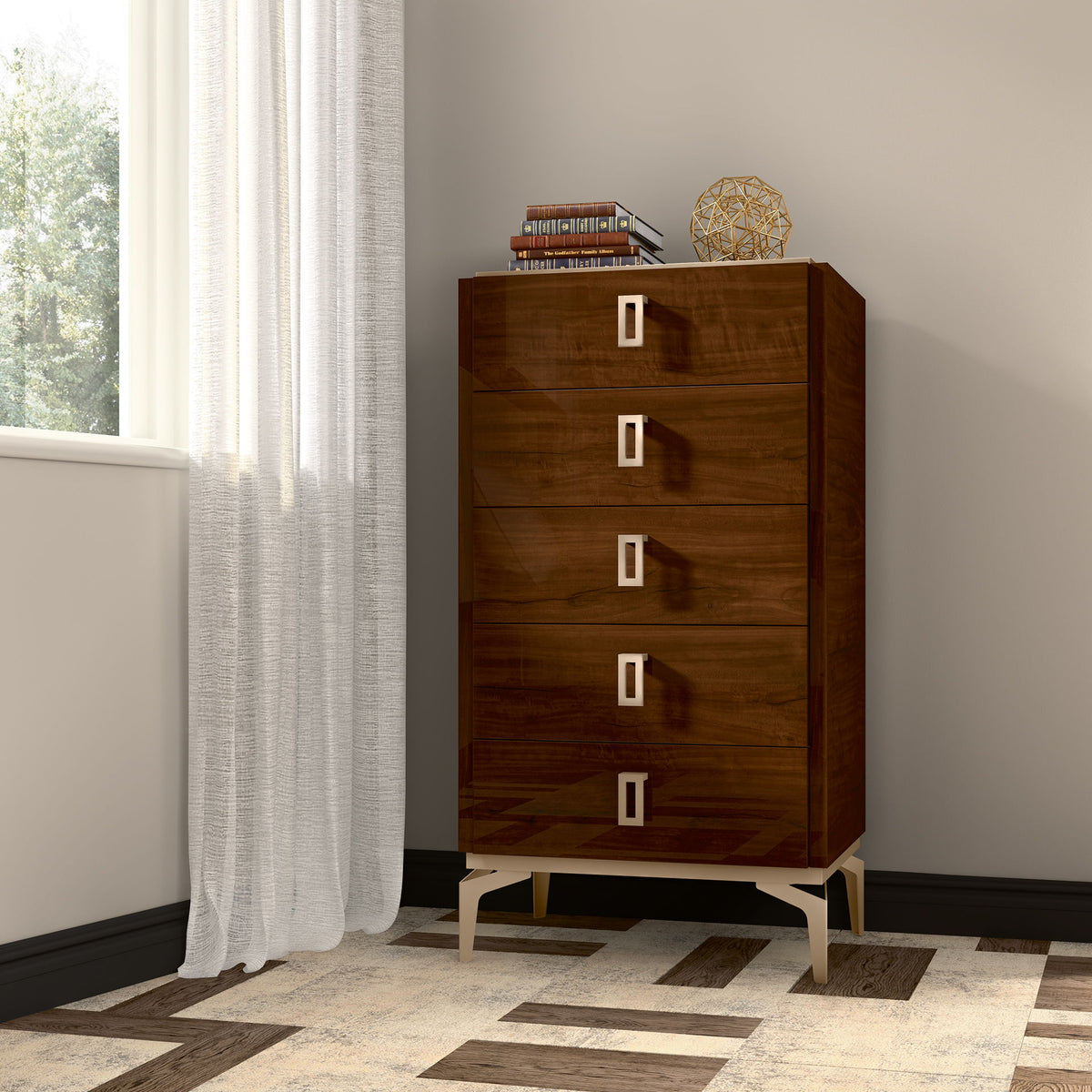 Eva - Chest - Dark Brown
