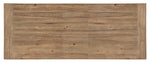 Vineyard Row - Rectangle Dining Table With 2-20" Leaves - Light Brown