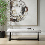 Midas - Long Bench - Black / White