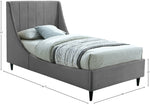 Eva - Velvet Bed