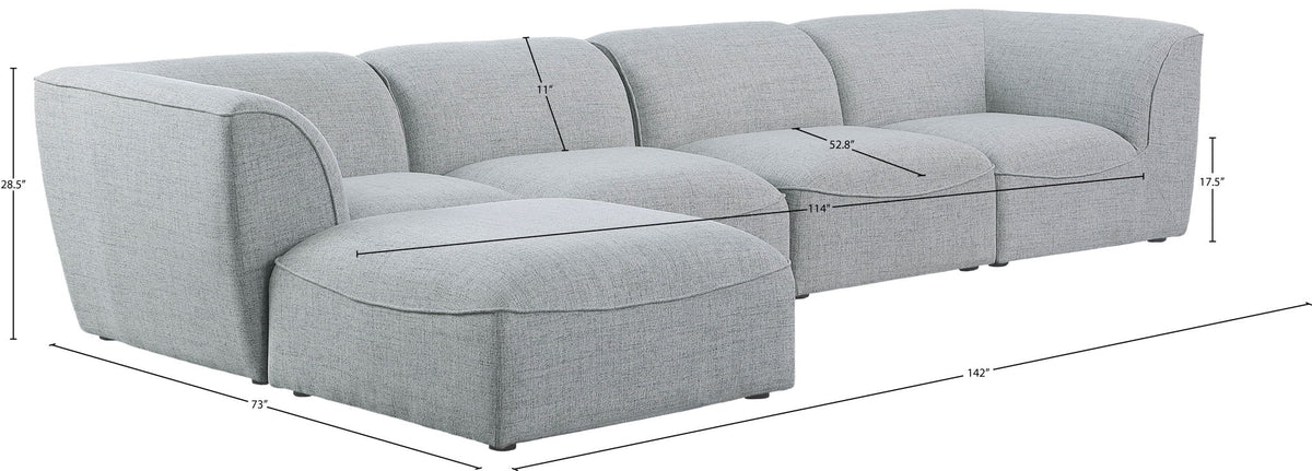 Miramar - 5 Piece Modular Sectional