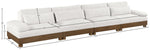 Turin - Chenille Fabric Upholstered Modular Sectional - Cream