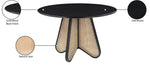 Butterfly - Solid Wood And Natural Cane Table