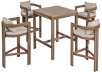 Newport - Acacia Wood Outdoor Patio Bar Table