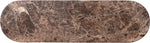 Cindra - Genuine Marble Top And Iron Base Console Table