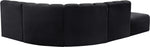 Arc - Velvet 5 Piece Corner Modular Sofa