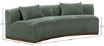Avanti - 104" Chenille Fabric Upholstered Sofa