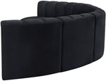 Arc - Velvet 6 Piece U-Shaped Modular Sofa