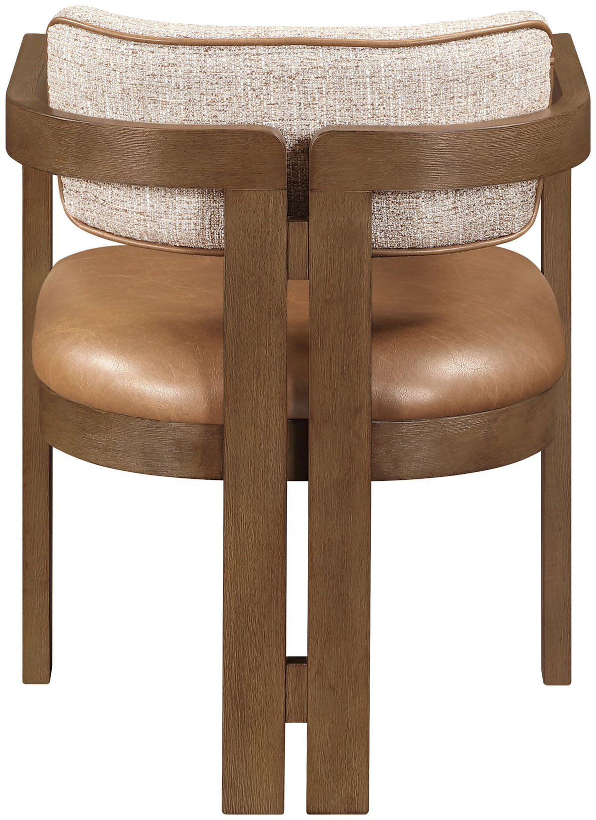 Ravina - Upholstered Dining Chair With Stained Brown Base (Set of 2)