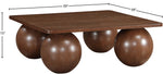 Fitch - Oak Veneer Coffee Table - 4 Legs