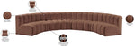 Arc - Faux Leather 7 Piece U-Shaped Modular Sofa