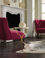 Home Accent - Round Martini Table - Gold