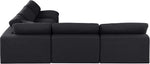 Comfy - 5 Piece Linen Modular Corner Armless Sectional