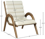 Randal -  Accent Chair - Walnut Frame