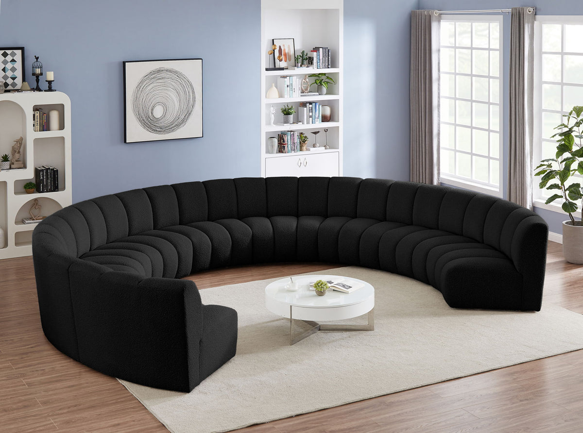Infinity - 9 Piece Boucle Modular Sectional