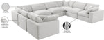 Comfy - 8 Piece Velvet Modular Sectional