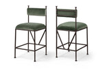 Monarch - Velvet Counter Stool (Set of 2)