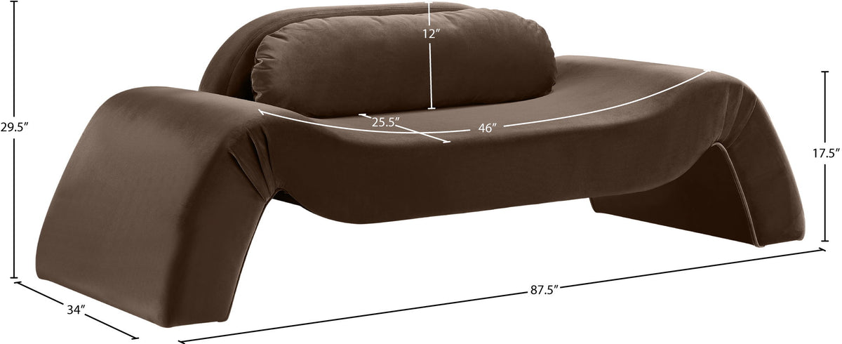 Austin - Velvet Loveseat