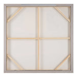 Accentuate The Positive - Framed Canvas - Black / Brown / Gray