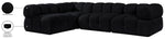 Orin - Fabric Velvet 4 Piece Modular Sectional