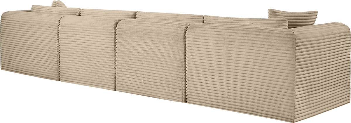 Shaggy - Fabric 4 Seat Modular Sofa