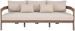 Newport - Water Resistant Fabric 86.75" Upholstered Outdoor Patio Sofa