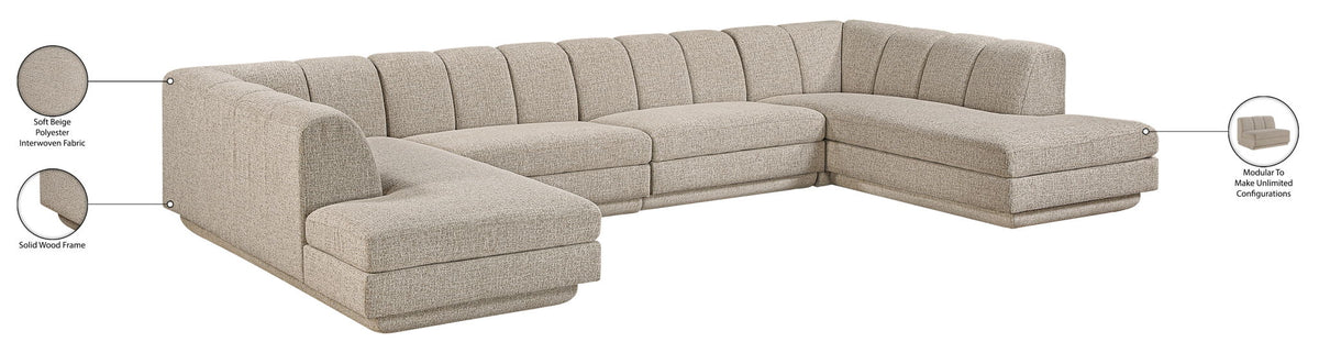 Modari - Sectional - Beige