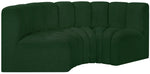 Arc - Boucle Fabric 3 Piece Modular U-Shaped Sofa