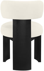 Atelier - Vegan Leather Upholstered Dining Chair (Set of 2) - Black Frame