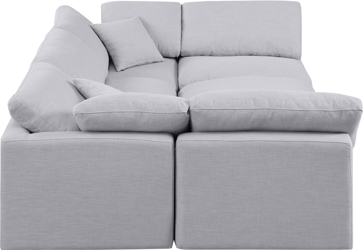 Indulge - Linen 6 Piece Modular Sectional