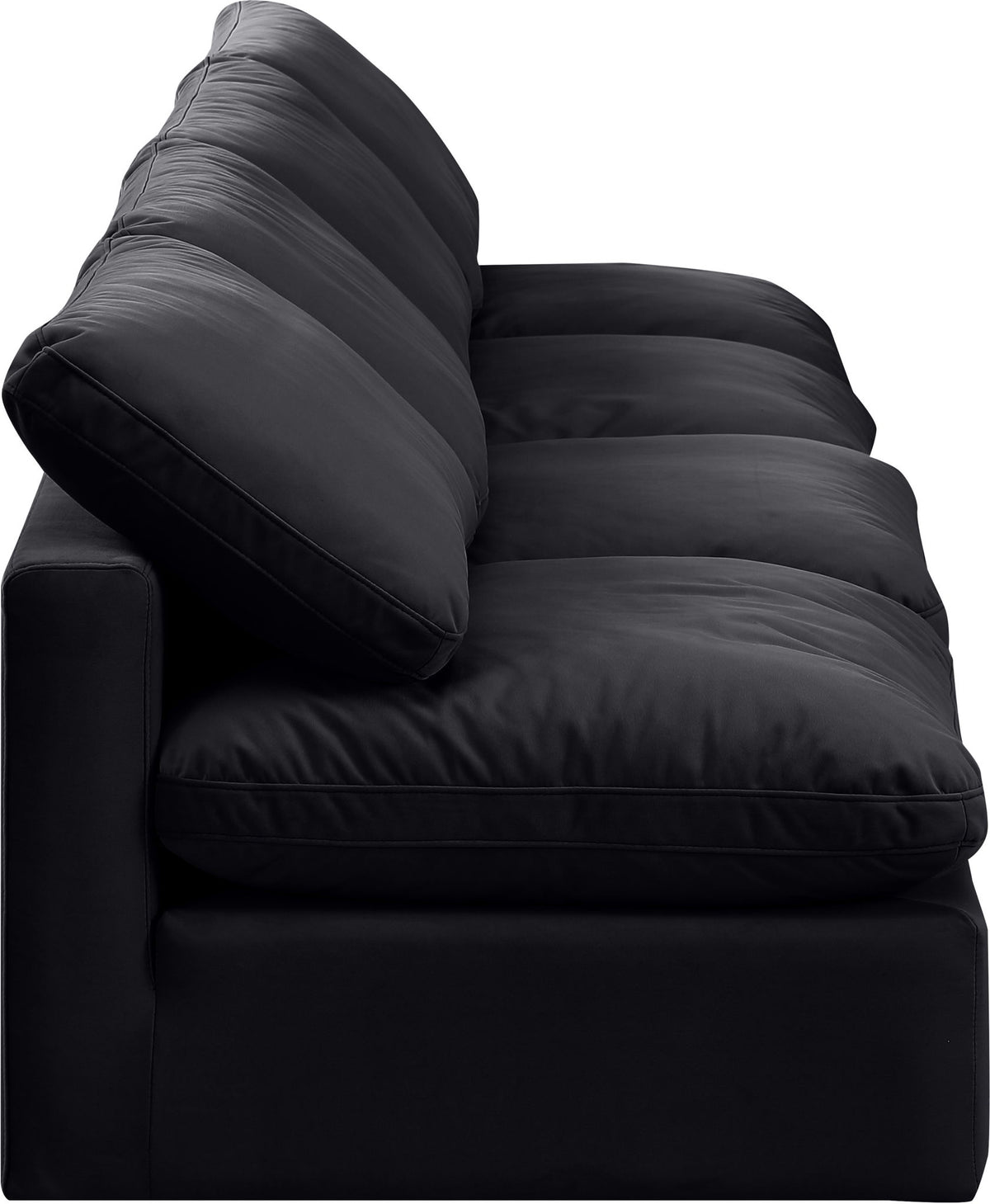 Indulge - Velvet 4 Seat Modular Armless Sofa