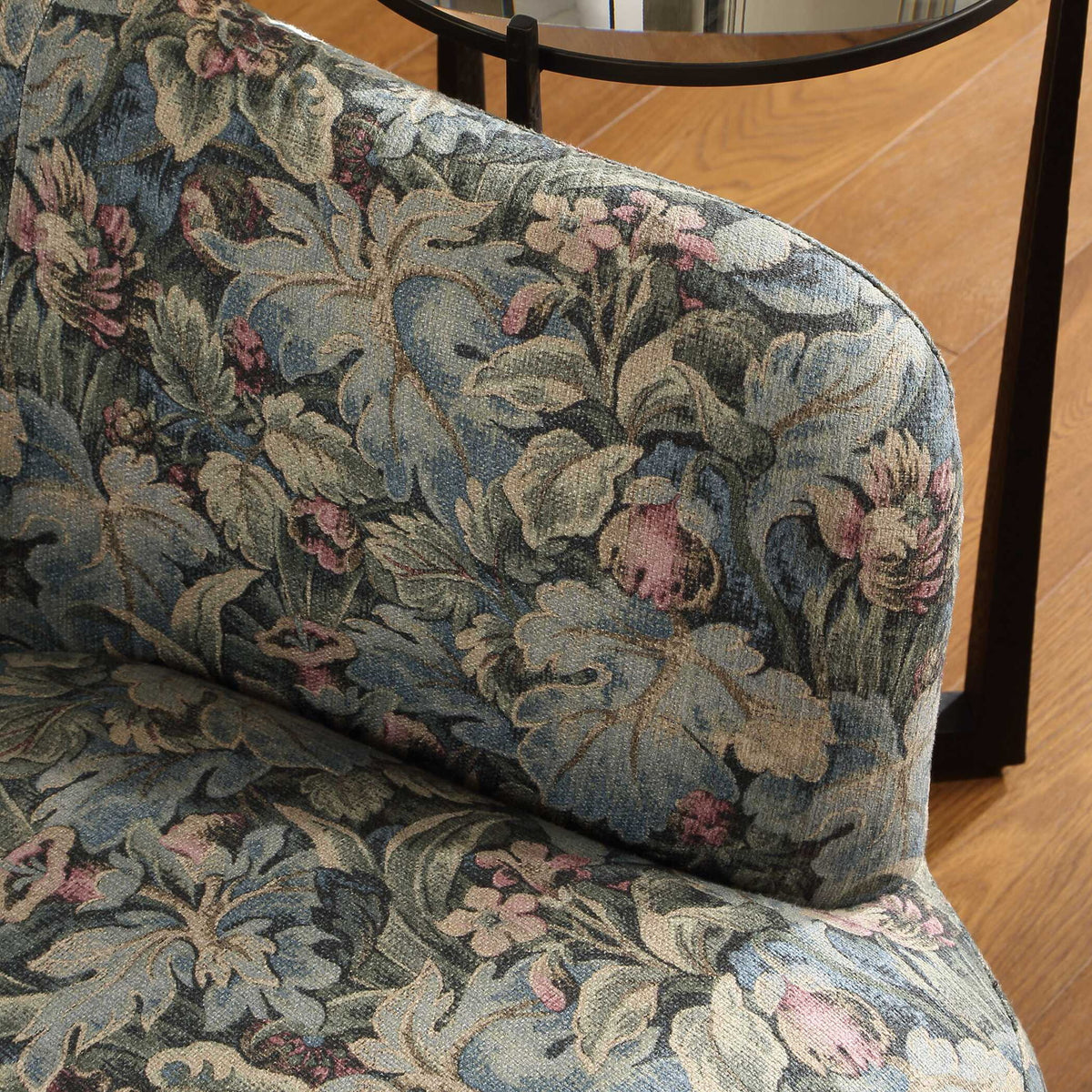 Ansel - Tapestry Swivel Chair - Green