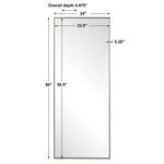 Bradley - Mirror - Brass