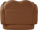 Bloom - Teddy Fabric Chair - Saddle