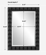 Studded - Mirror - Black