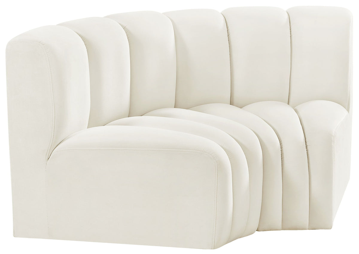 Arc - Velvet 2 Piece Modular Sofa