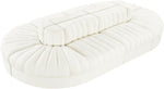 Rummi - Oval Velvet Performance Fabric Upholstered 8 Piece Modular Sectional
