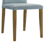Elyza - Full Back Top Grain Leather Upholstered Wood Dining Chairs (Set of 2)