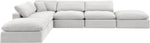 Comfy - 6 Piece Velvet Modular Sectional