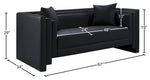 Everett - Vegan Leather Upholstered Loveseat
